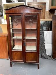 Display Cabinet With Glass Doors And