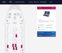 delta one suites 777 seat map lax atl