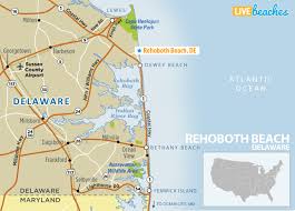 map of rehoboth beach delaware live