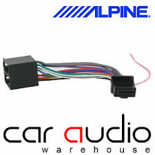 Anyone know where i could. Alpine 16 Pin Iso Head Unit Replacement Car Stereo Radio Wiring Harness Ct21al01 Ebay