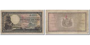 banknote south africa 1 pound 1940