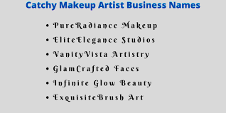 700 best makeup artist business names