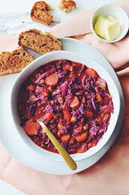 red cabbage soup sweet sour so