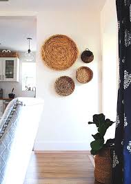 Starw Basket Hanging Wall Decor Idea
