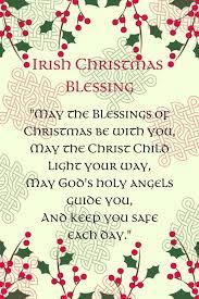 'may peace and plenty be the first to lift the latch on your door many people in ireland enjoy a big meal on christmas day among family. Irish Christmas Blessings Irish American Mom