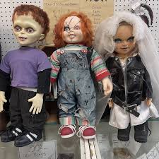 seed of chucky horror family doll set