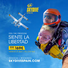 We specialize in tandem skydiving , making dreams of flight come true all season long. Skydive Spain Best Skydiving In Europe Tandem Aff Sport Skydiving