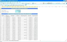 Mortgage Schedule Spreadsheet Balloon Payment E Interest