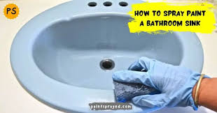 How To Spray Paint A Bathroom Sink