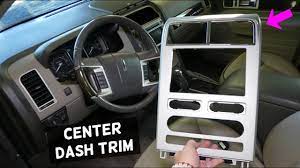 center dash trim removal replacement