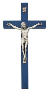 10 Blue Wall Crucifix