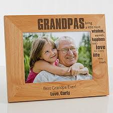personalized 5x7 grandpa picture frames