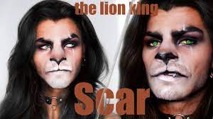 lion king scar makeup transformation