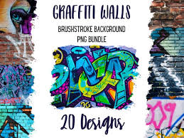 Graffiti Wallbackground Png Bundle