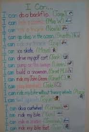 Make An Anchor Chart Of What Each Student Can Do One Thing