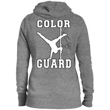 Let Your Flag Fly Color Guard Front And Back Print Designs