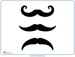 Template Mustache Print Out Template Beard Printable Disguise