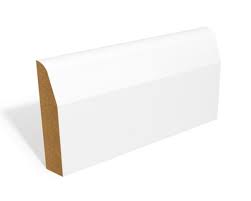 chamfered rounded skirting