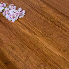 carbonised strand woven bamboo flooring