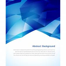 Vector Abstract Banner Background With White Paper And Blue