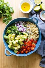 easy quinoa salad green healthy cooking