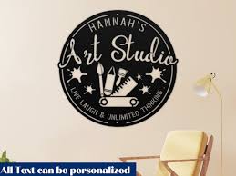 Custom Art Studio Craft Room Metal Sign