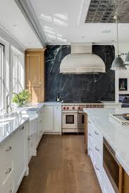 75 kitchen with black backsplash ideas