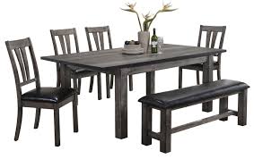 Great for adding the square legs complete the rustic look of this dining room table. Table With 4 Chairs Rd Furniture