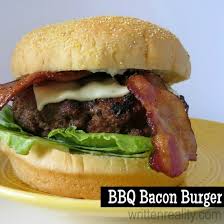 bbq bacon burger written reality