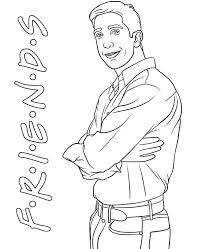 friends tv show coloring pages