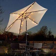 Smart Garden Solar Parasol Umbrella