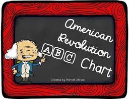 American Revolution Abc Chart Activity My Tpt Resources