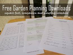 vegetable garden planner printables