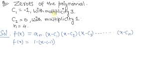 solved find a polynomial function of