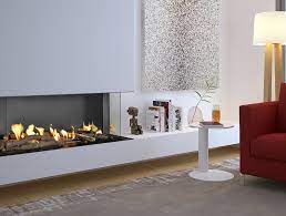 Double Corner Fireplace Modern Fireplace