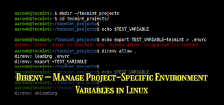 environment variables in linux