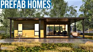 3 new prefab home designs with a
