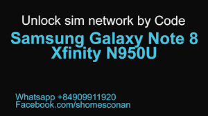 How to enter a network unlock code in a samsung galaxy note8 entering the unlock code in a samsung galaxy note8 is very simple. Unlock Code Samsung Galaxy Note 8 Xfinity N950u Usa Youtube