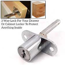3 way drawer lock cabinet cam lock for