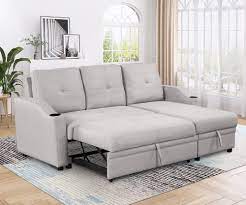 churanty pull out bed sleeper sectional