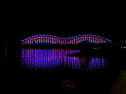 Election Night Bridge Lights Memphis