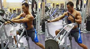 one arm hammer strength row exercise