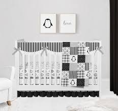 penguin crib bedding set baby girl