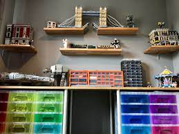 Amazon's choice for lego display shelves. Redesigned My Lego Room Display Shelves Worktop Parts Storage And More Feng Shui Now I Can Start My Next Moc Lego