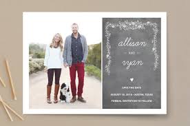 Chalkboard Save The Date Cards By Simplete Design Minted