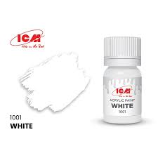 Icm 1001 White Acrylic Paint Hobbyline
