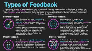 types of feedback you