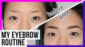 my eyebrow routine makeup for sp