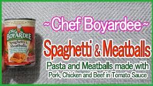 chef boyardee spaghetti meat