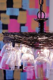 Diy Wine Glass Chandelier Marc And